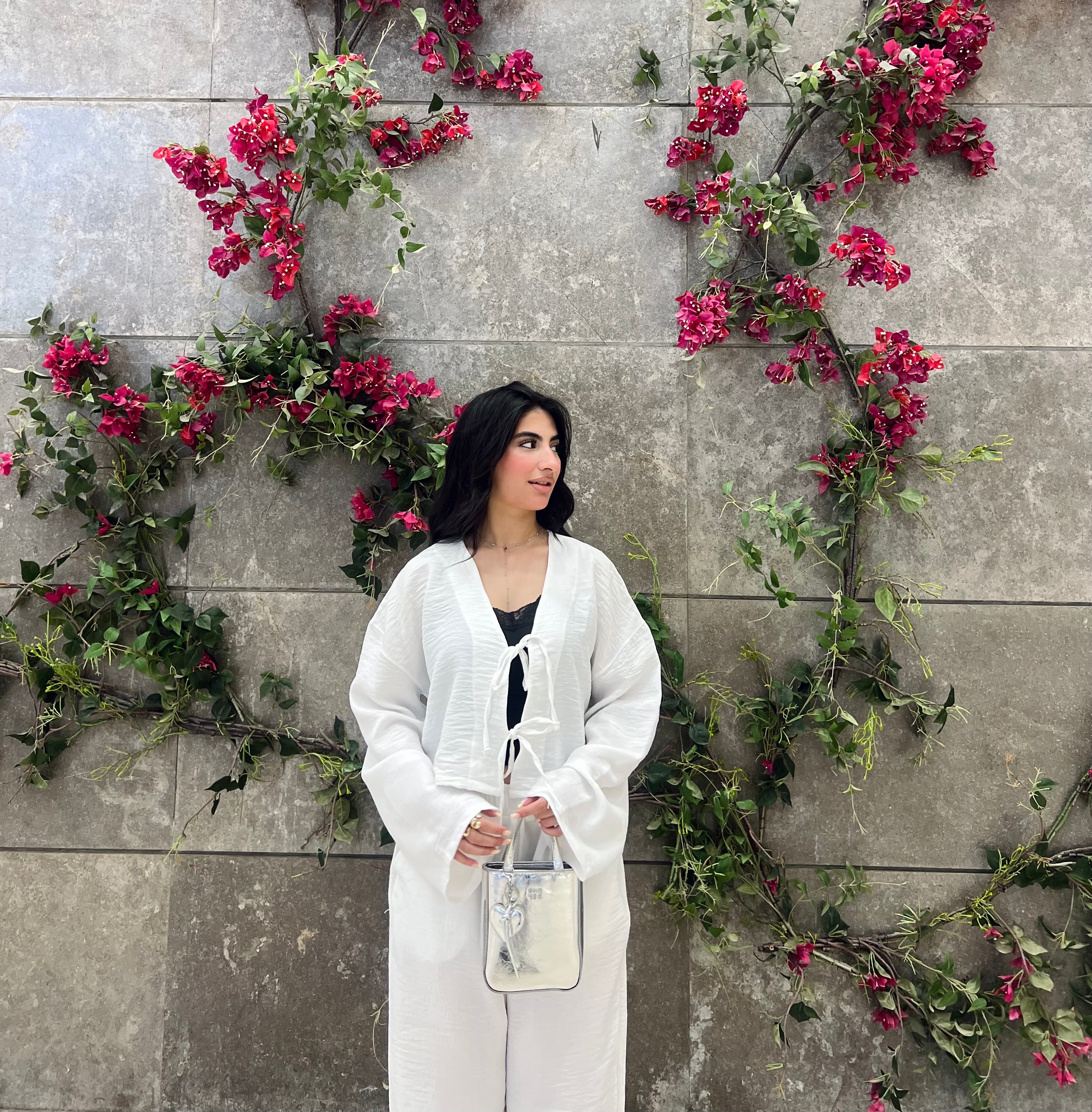 WHITE linen set