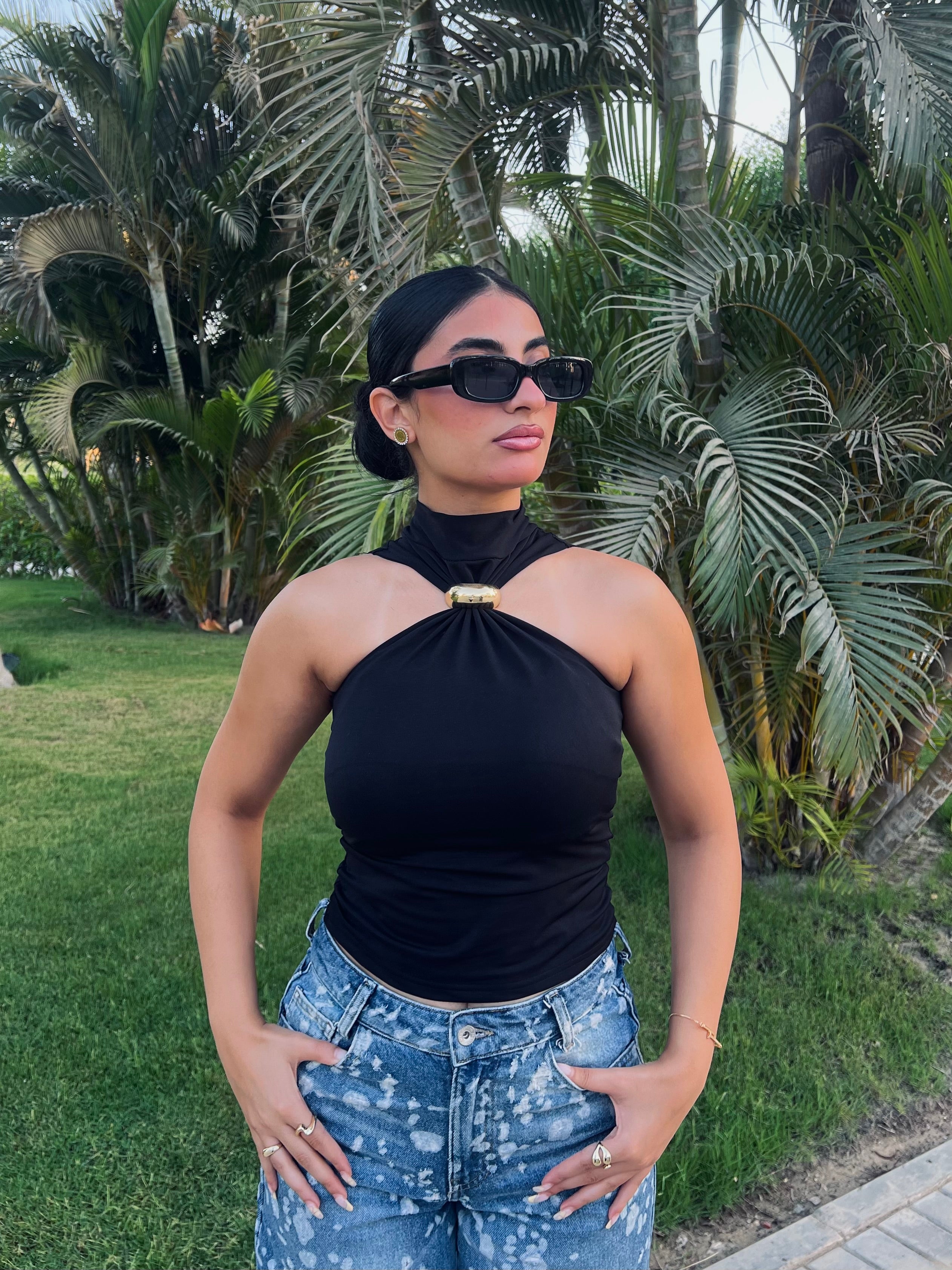 Mock Neck Top