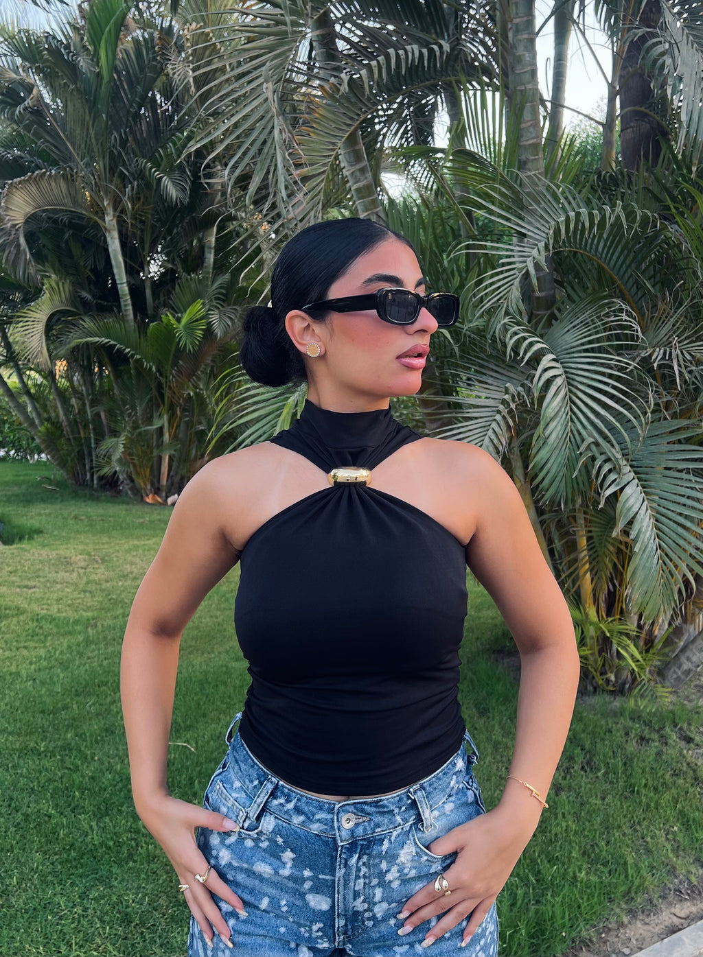 Mock Neck Top