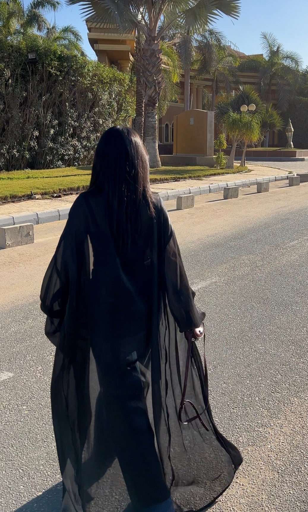 Midnight Black- Shimmer kaftan