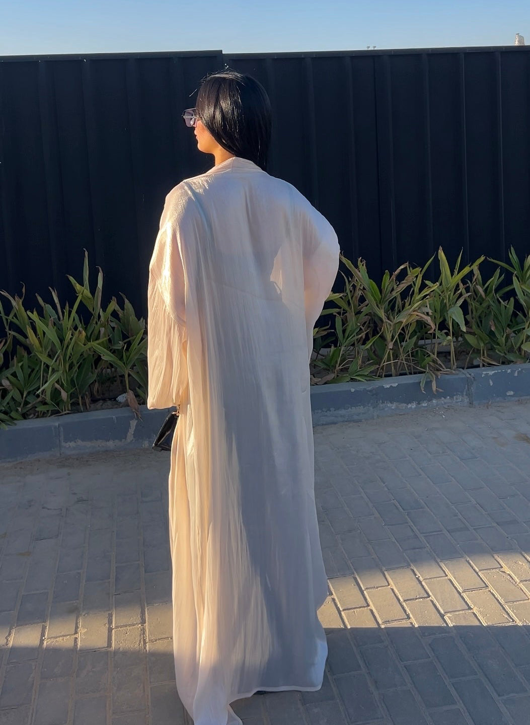 Creamy - Shimmer kaftan